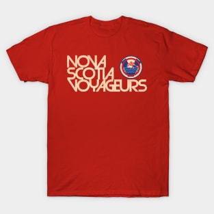 Defunct Nova Scotia Voyageurs Hockey Team T-Shirt